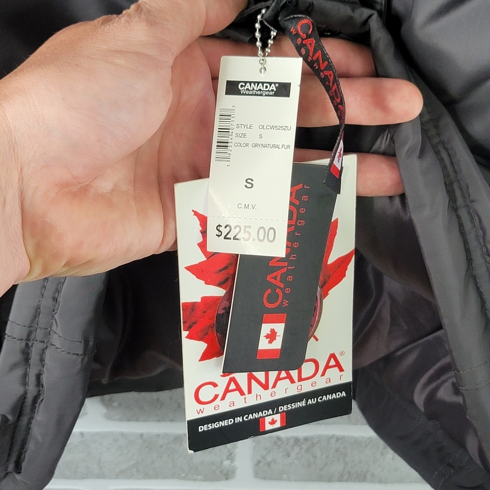 Canada Weathergear Cold Weather Snow Coat With Removable fur Trim Women's S NWT - Picture 5 of 16